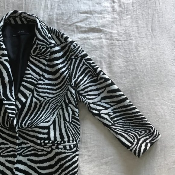 Zara Zebra Print Jacket - Picture 3 of 5